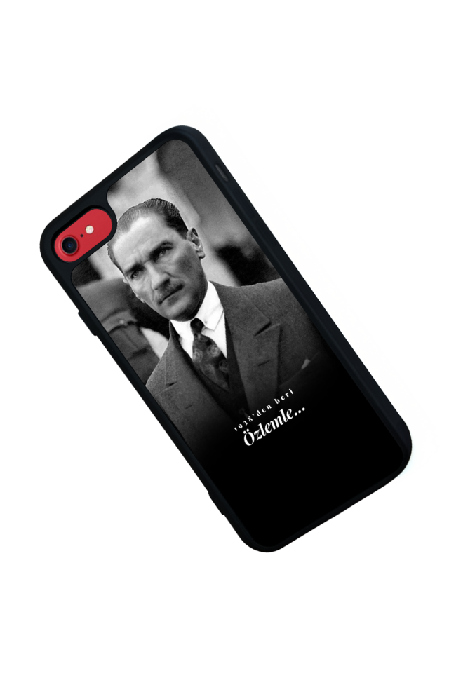 iPhone 7 Uyumlu Mustafa Kemal Ataturk Tasarımlı Glossy Premium Kılıf
