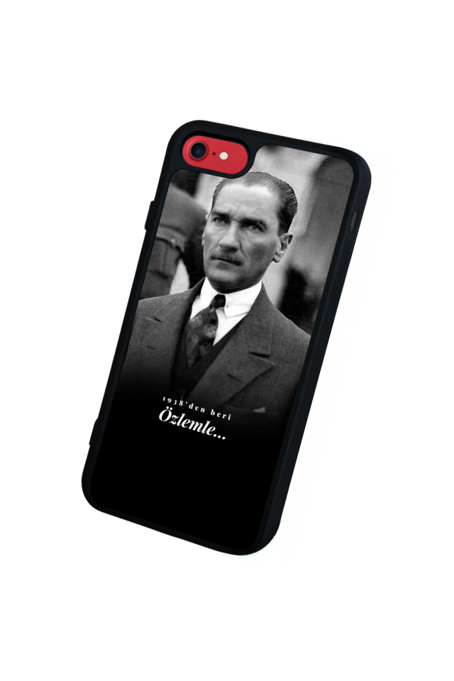 iPhone 7 Uyumlu Mustafa Kemal Ataturk Tasarımlı Glossy Premium Kılıf