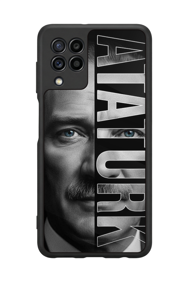 Samsung Galaxy M32 Uyumlu Mustafa Kemal Ataturk Tasarımlı Glossy Premium Kılıf