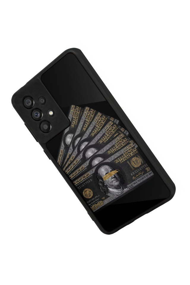 Samsung Galaxy A73 Uyumlu Para Tasarımlı Glossy Premium Kılıf