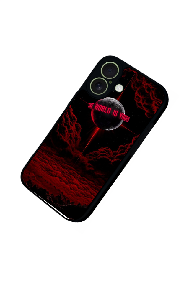 iPhone 17 Uyumlu Scarface Tasarımlı Glossy Premium Kılıf