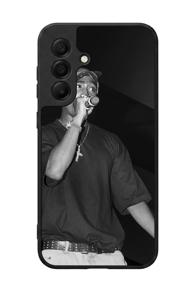 Samsung Galaxy A17 Uyumlu Tupac Tasarımlı Glossy Premium Kılıf