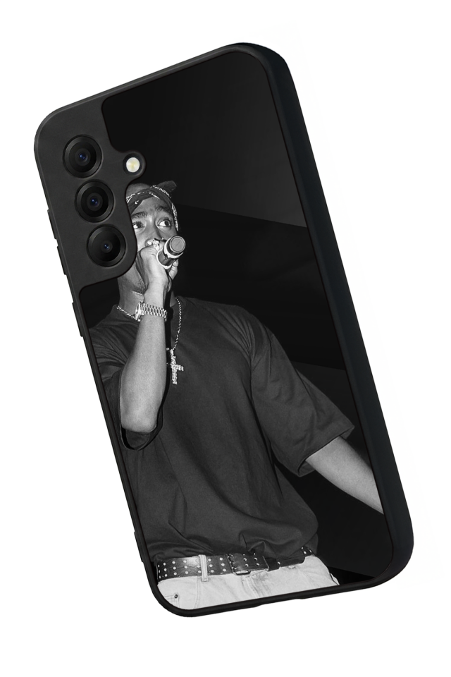 Samsung Galaxy A17 Uyumlu Tupac Tasarımlı Glossy Premium Kılıf