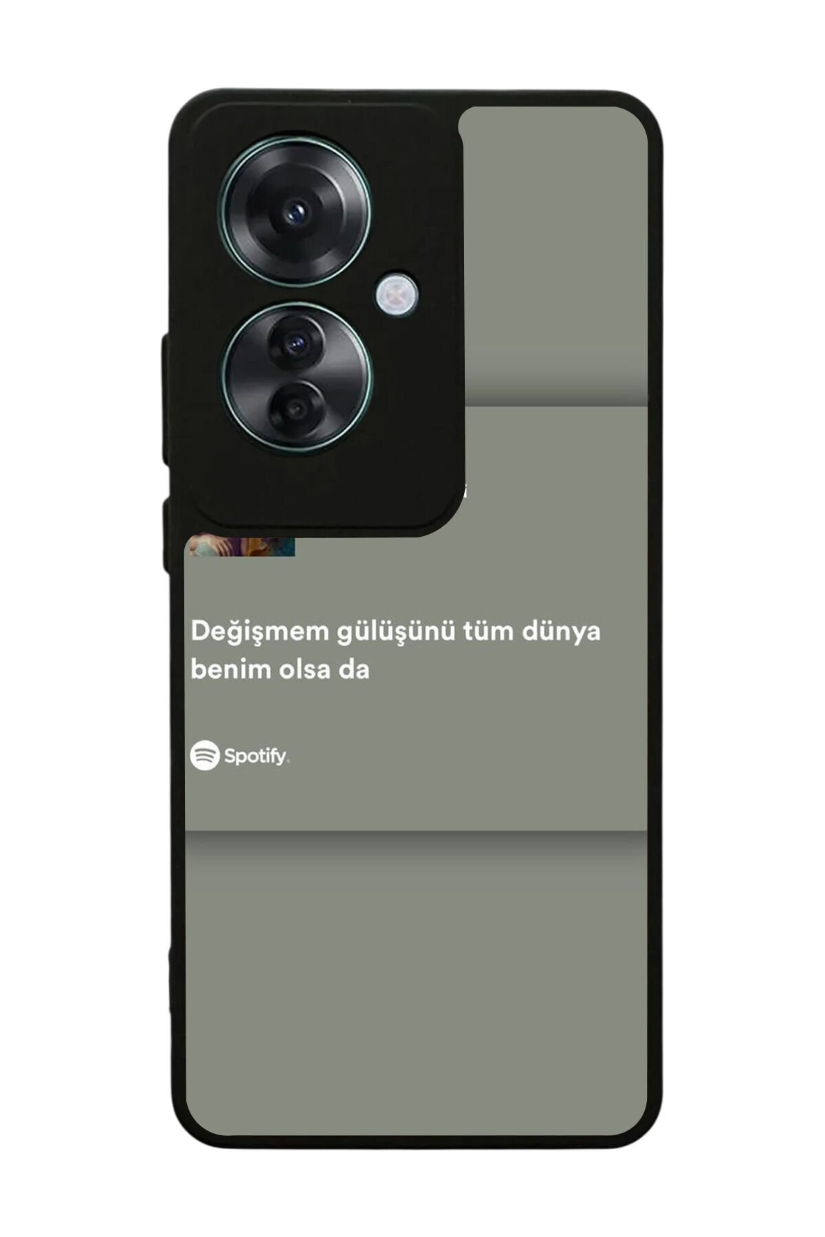 Oppo Reno 11F Uyumlu Sarki Sozleri Tasarımlı Glossy Premium Kılıf
