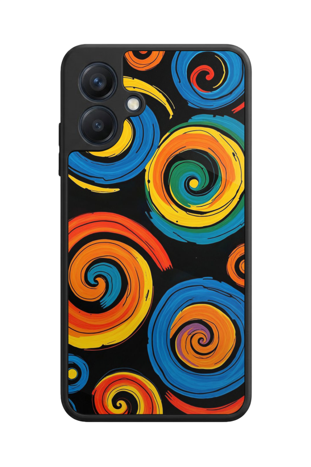 Samsung Galaxy A07 Uyumlu Abstract Tasarımlı Glossy Premium Kılıf