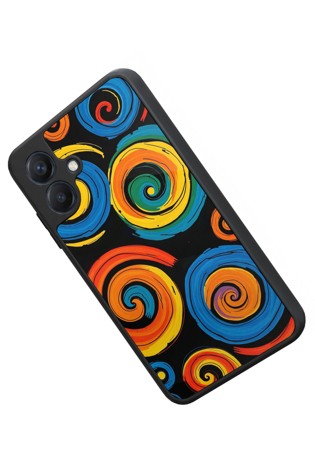 Samsung Galaxy A07 Uyumlu Abstract Tasarımlı Glossy Premium Kılıf