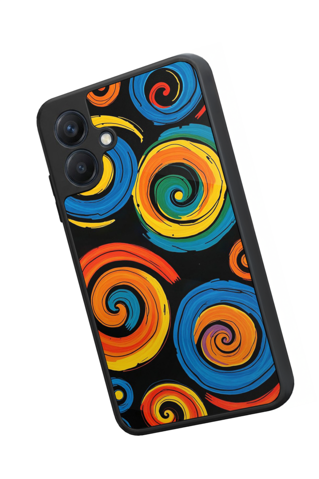 Samsung Galaxy A07 Uyumlu Abstract Tasarımlı Glossy Premium Kılıf