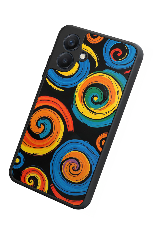 Samsung Galaxy A07 Uyumlu Abstract Tasarımlı Glossy Premium Kılıf