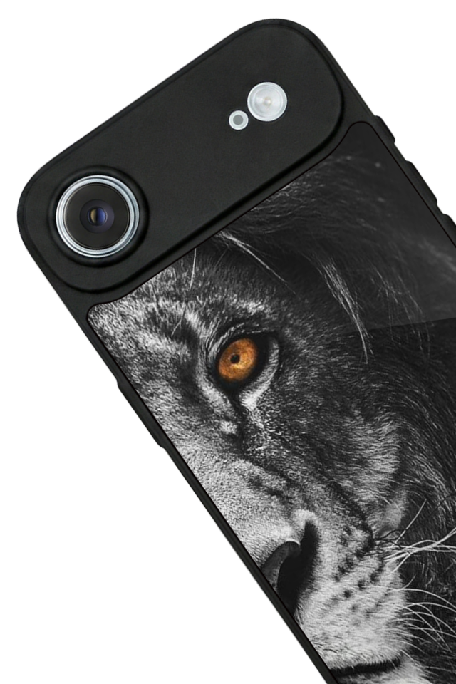 iPhone 17 Air Uyumlu Aslan Tasarımlı Glossy Premium Kılıf