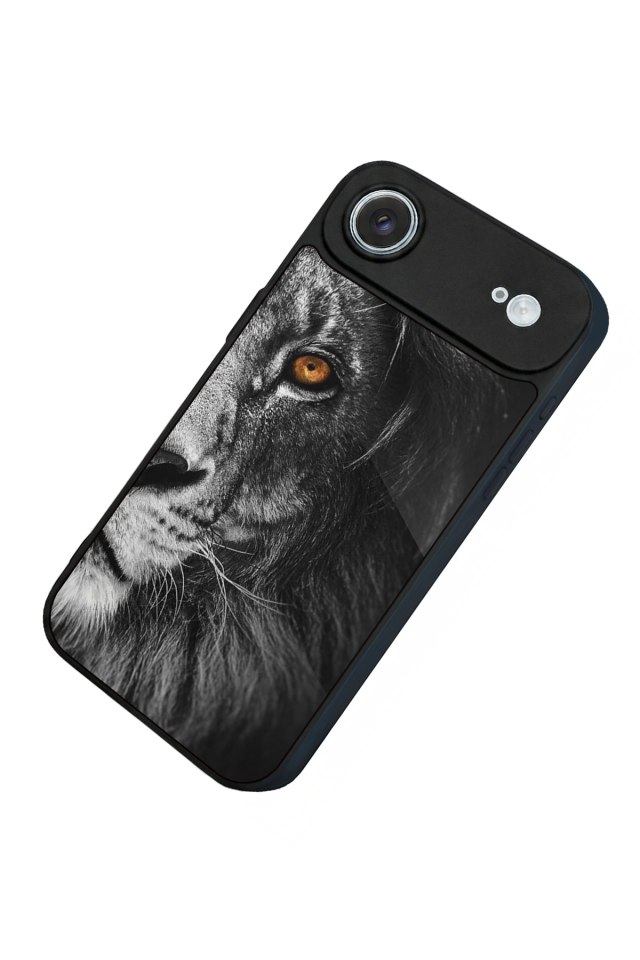 iPhone 17 Air Uyumlu Aslan Tasarımlı Glossy Premium Kılıf
