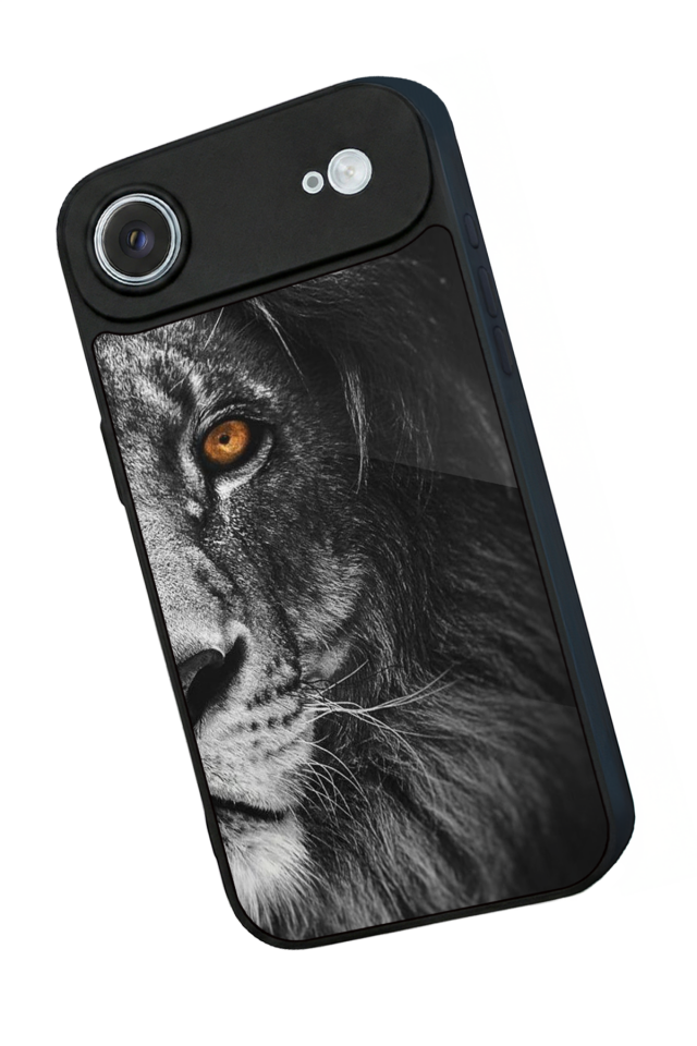 iPhone 17 Air Uyumlu Aslan Tasarımlı Glossy Premium Kılıf