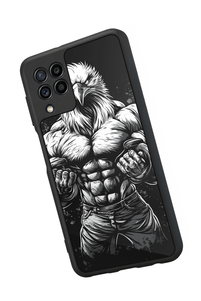 Samsung Galaxy M22 Uyumlu Besiktas Tasarımlı Glossy Premium Kılıf