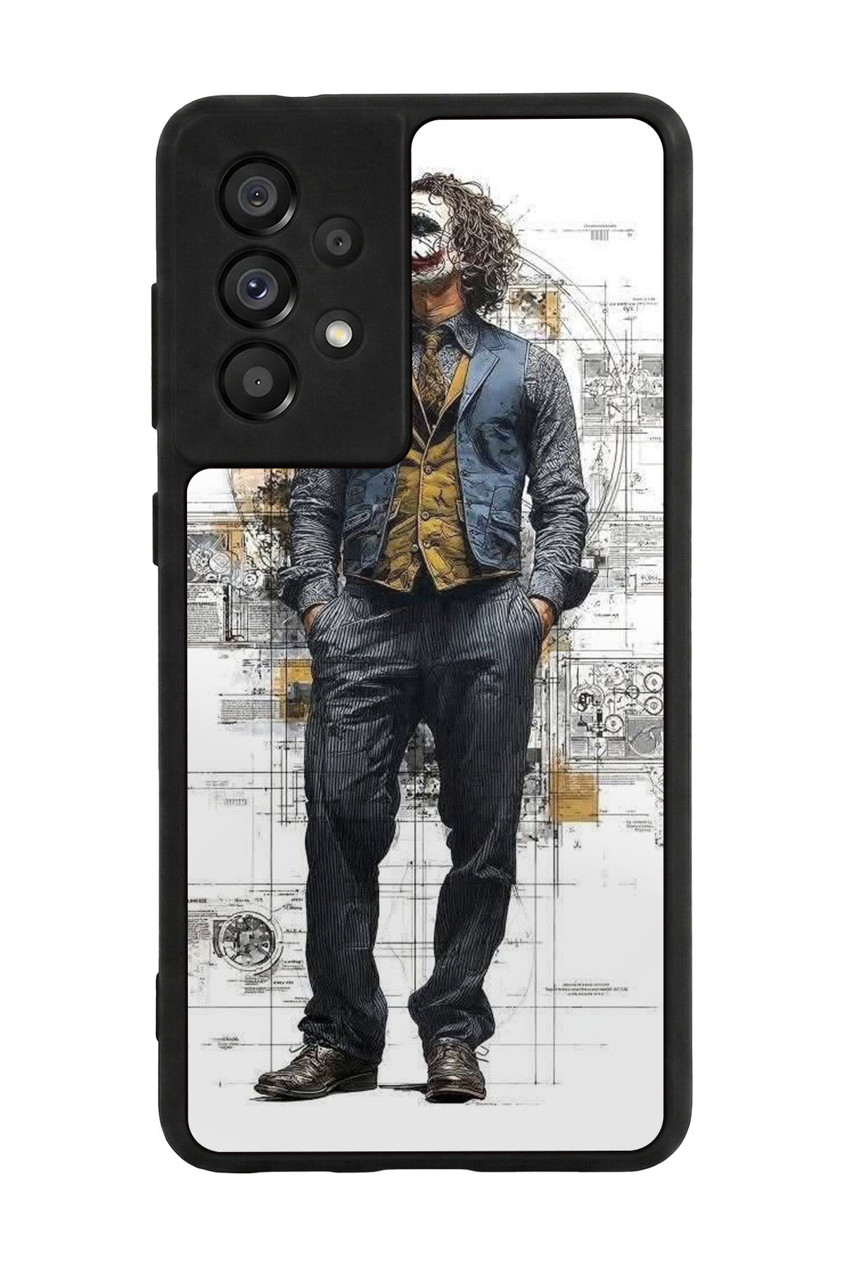 Samsung Galaxy A73 Uyumlu Joker Tasarımlı Glossy Premium Kılıf