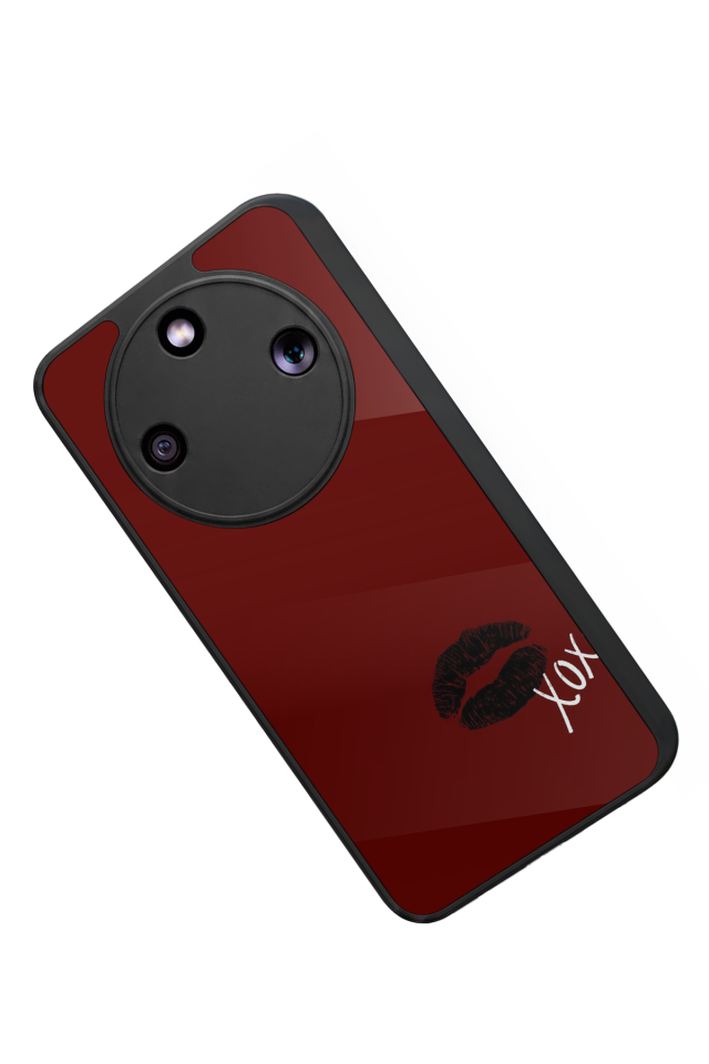 Honor Magic 8 Lite Uyumlu Kalp Love Tasarımlı Glossy Premium Kılıf