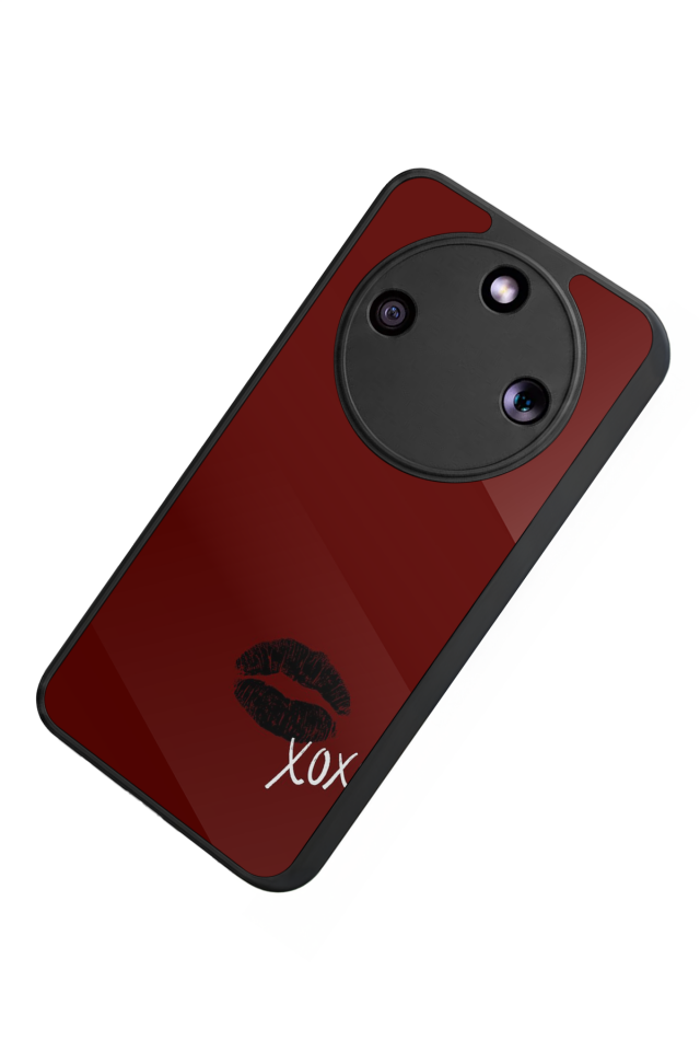 Honor Magic 8 Lite Uyumlu Kalp Love Tasarımlı Glossy Premium Kılıf