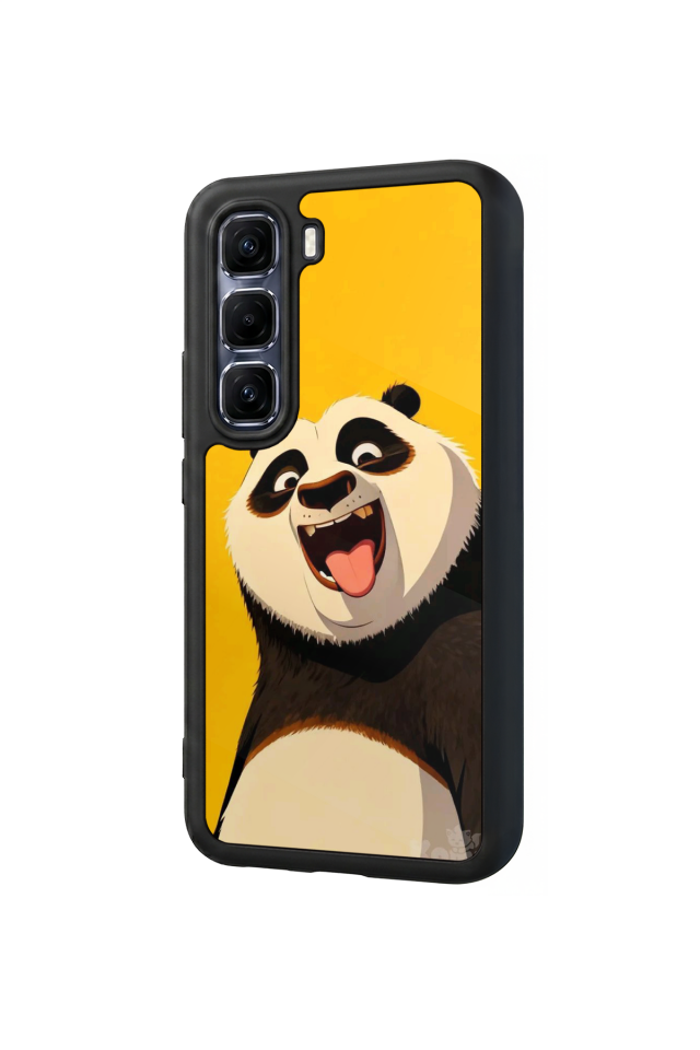 Infinix Hot 60 Pro Plus Uyumlu Kung Fu Panda Tasarımlı Glossy Premium Kılıf
