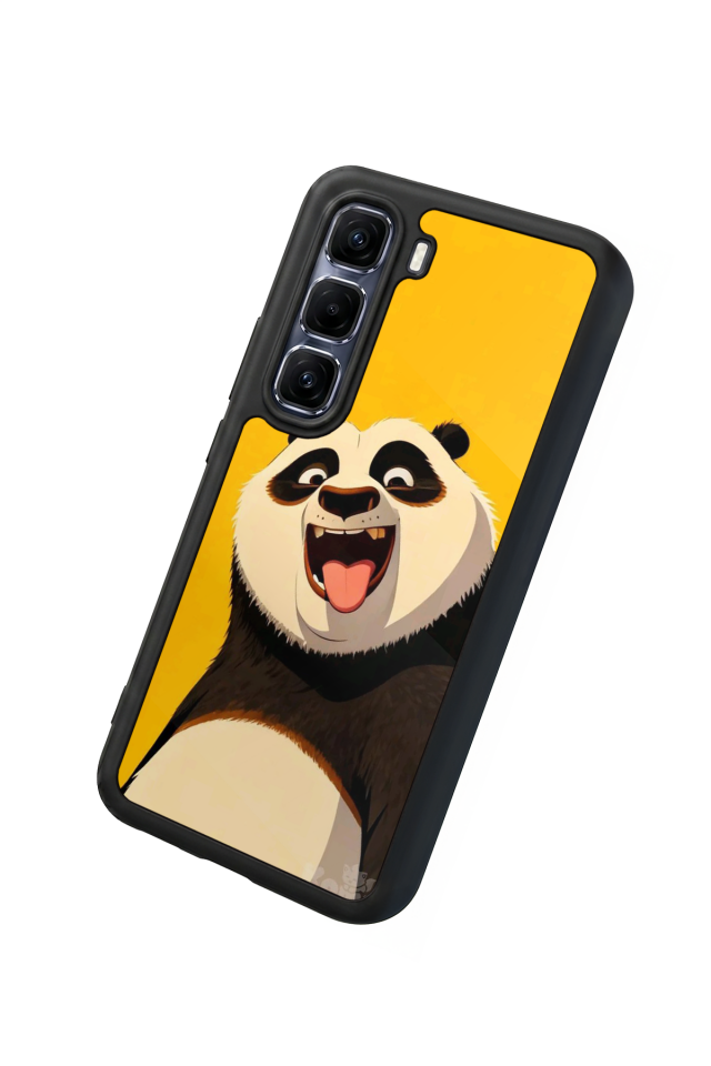 Infinix Hot 60 Pro Plus Uyumlu Kung Fu Panda Tasarımlı Glossy Premium Kılıf