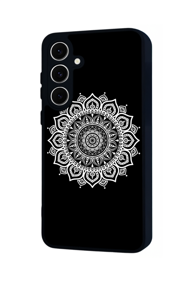 Samsung Galaxy S24 FE Uyumlu Mandala Tasarımlı Glossy Premium Kılıf