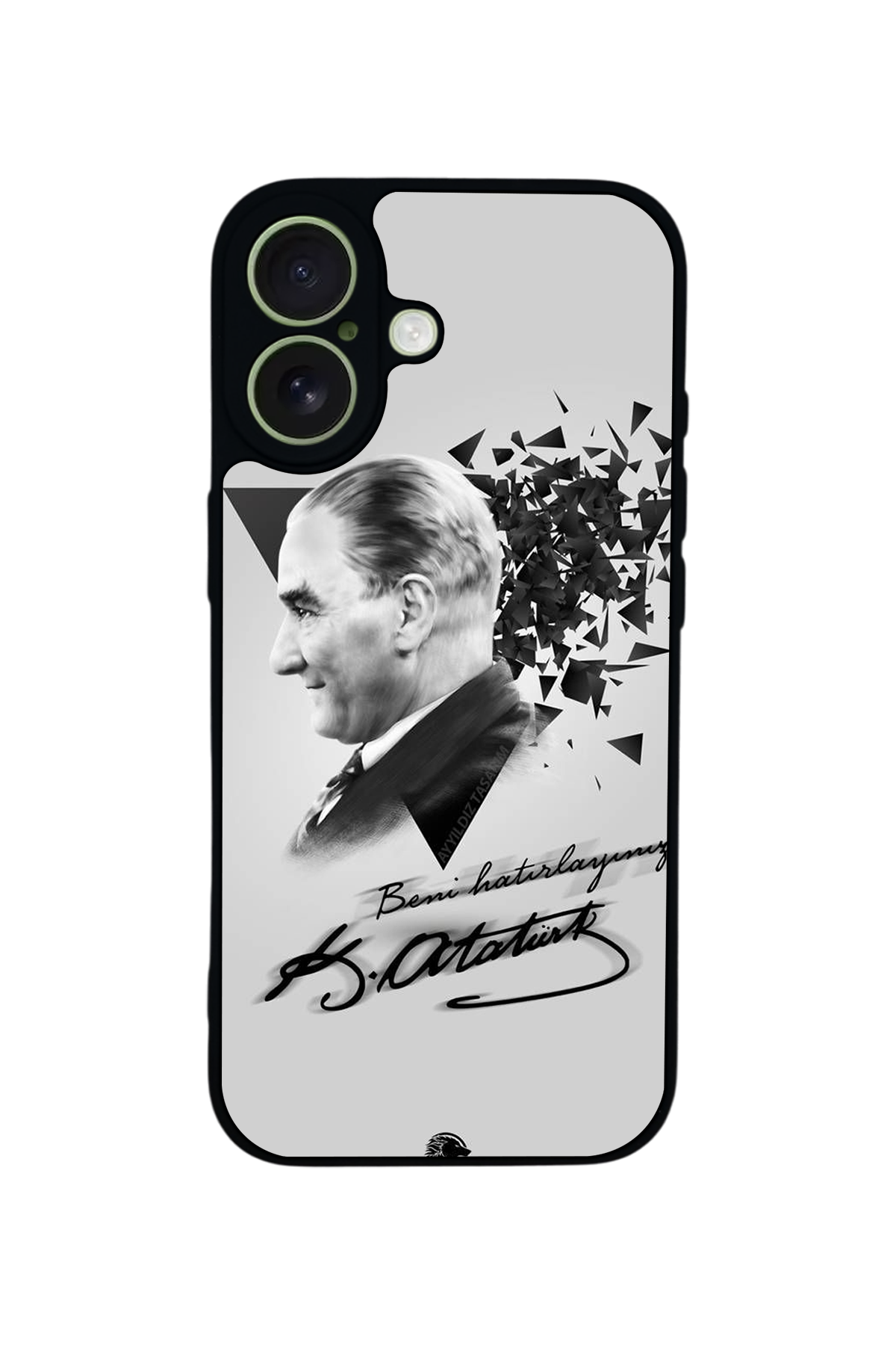 iPhone 17 Uyumlu Mustafa Kemal Ataturk Tasarımlı Glossy Premium Kılıf