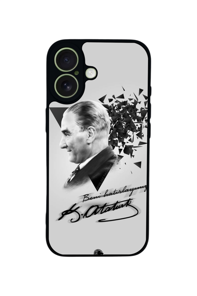 iPhone 17 Uyumlu Mustafa Kemal Ataturk Tasarımlı Glossy Premium Kılıf