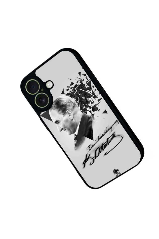 iPhone 17 Uyumlu Mustafa Kemal Ataturk Tasarımlı Glossy Premium Kılıf