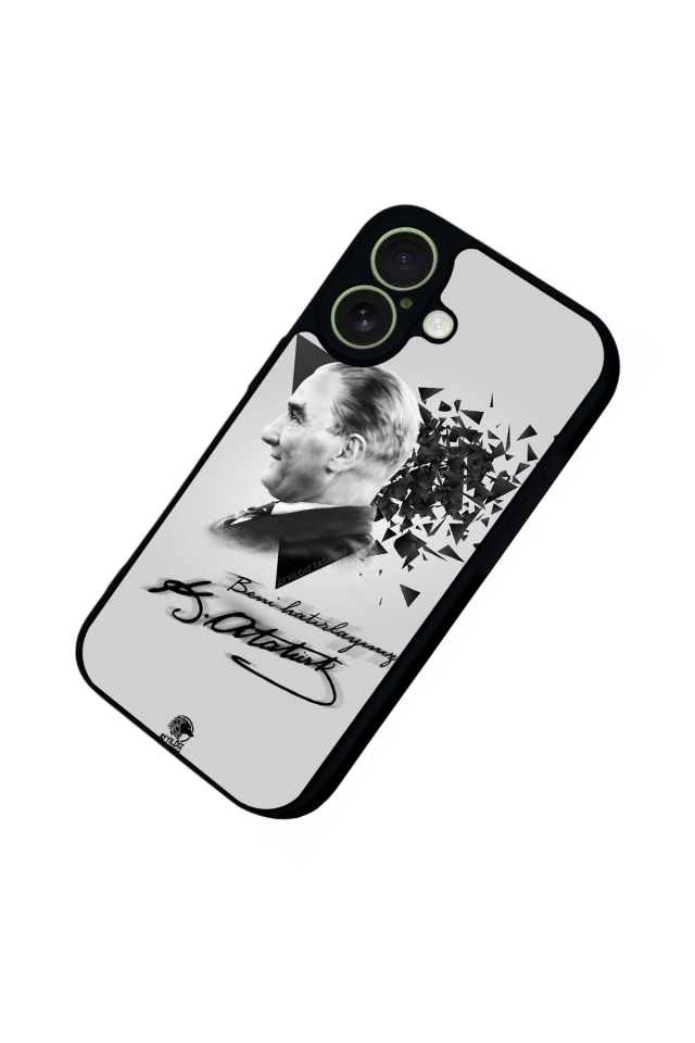 iPhone 17 Uyumlu Mustafa Kemal Ataturk Tasarımlı Glossy Premium Kılıf