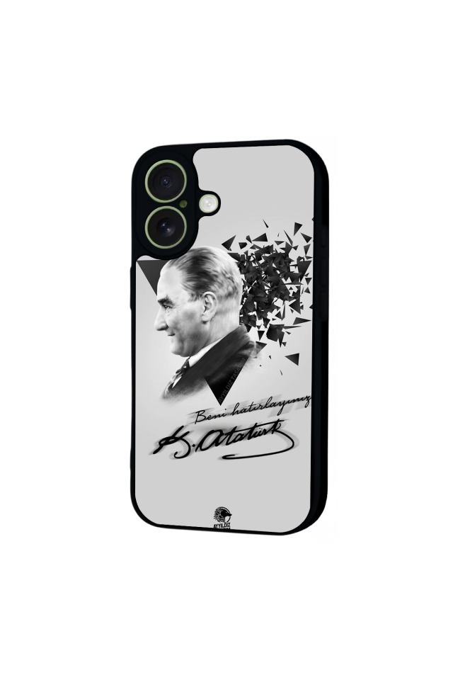 iPhone 17 Uyumlu Mustafa Kemal Ataturk Tasarımlı Glossy Premium Kılıf