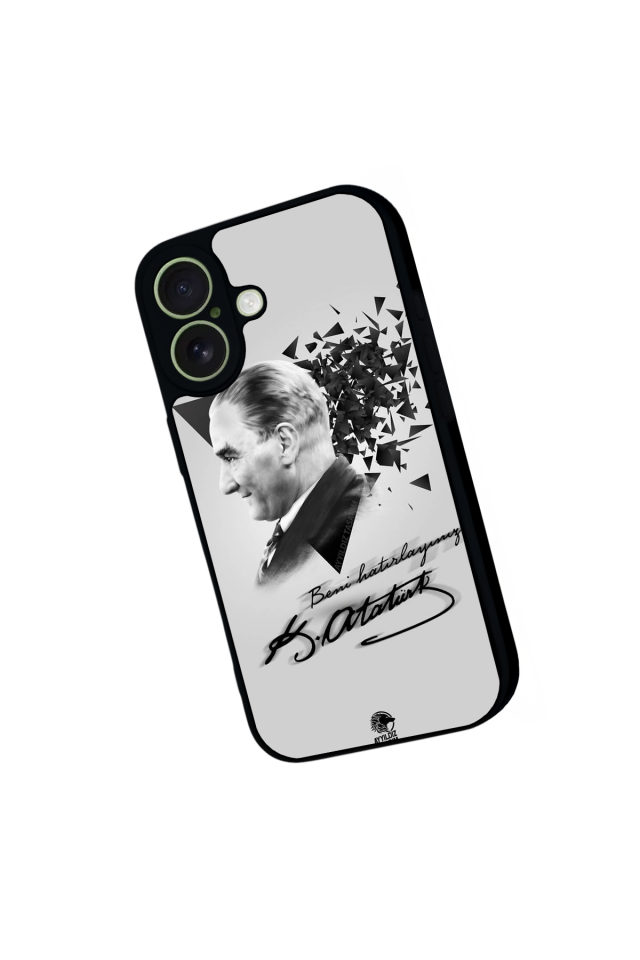 iPhone 17 Uyumlu Mustafa Kemal Ataturk Tasarımlı Glossy Premium Kılıf