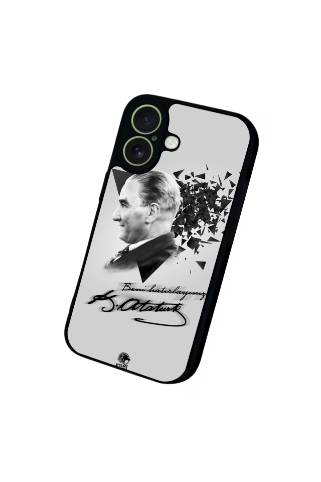 iPhone 17 Uyumlu Mustafa Kemal Ataturk Tasarımlı Glossy Premium Kılıf