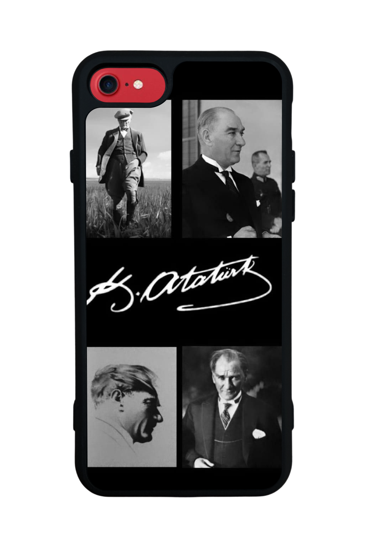 iPhone 7 Uyumlu Mustafa Kemal Ataturk Tasarımlı Glossy Premium Kılıf