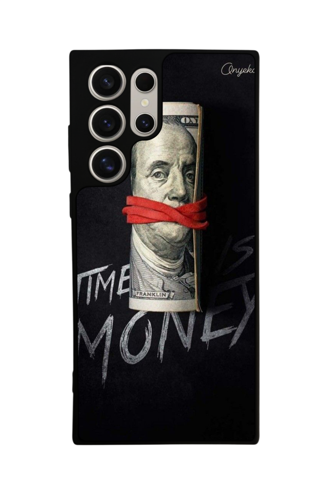 Samsung Galaxy S22 Ultra Uyumlu Para Tasarımlı Glossy Premium Kılıf