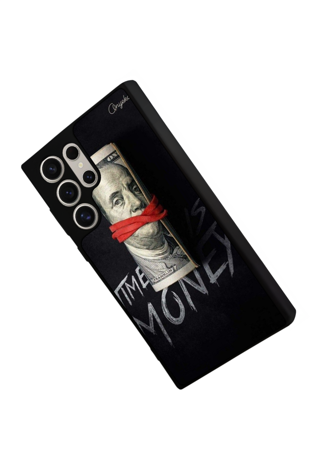 Samsung Galaxy S22 Ultra Uyumlu Para Tasarımlı Glossy Premium Kılıf