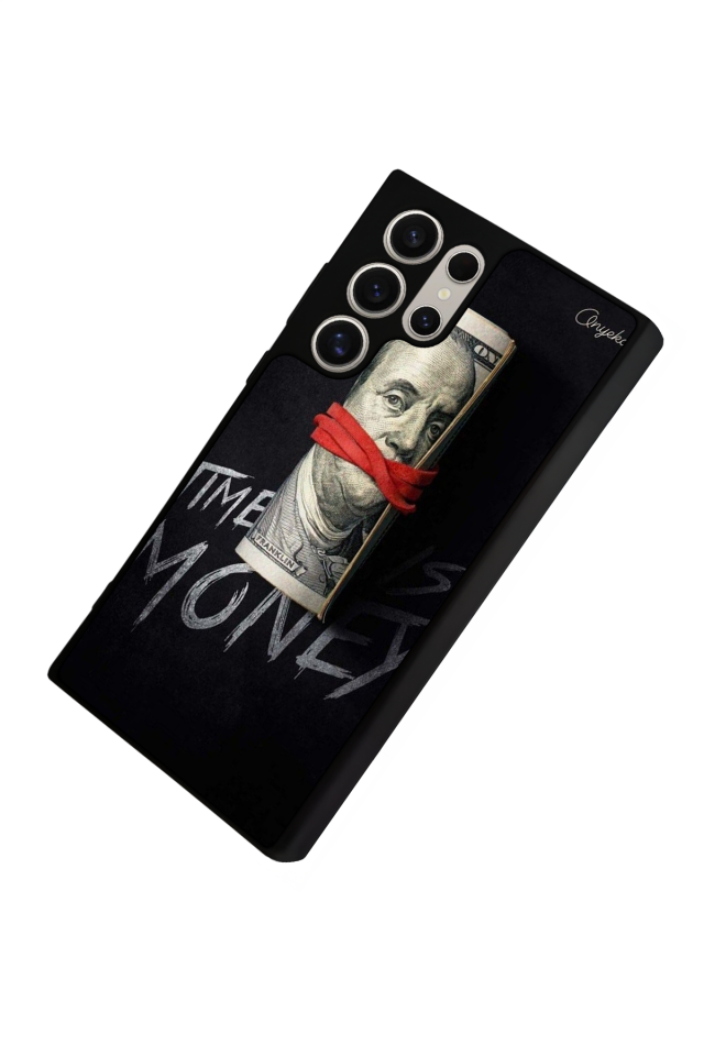 Samsung Galaxy S22 Ultra Uyumlu Para Tasarımlı Glossy Premium Kılıf