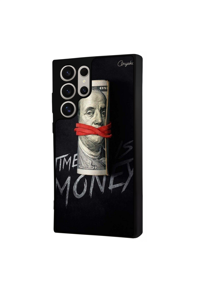 Samsung Galaxy S22 Ultra Uyumlu Para Tasarımlı Glossy Premium Kılıf