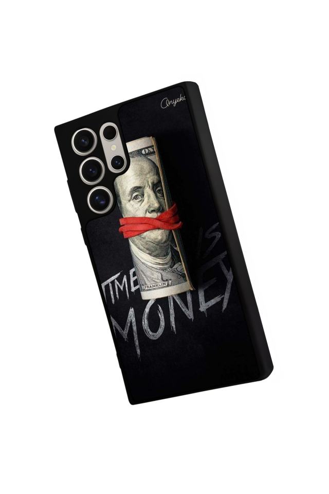 Samsung Galaxy S22 Ultra Uyumlu Para Tasarımlı Glossy Premium Kılıf