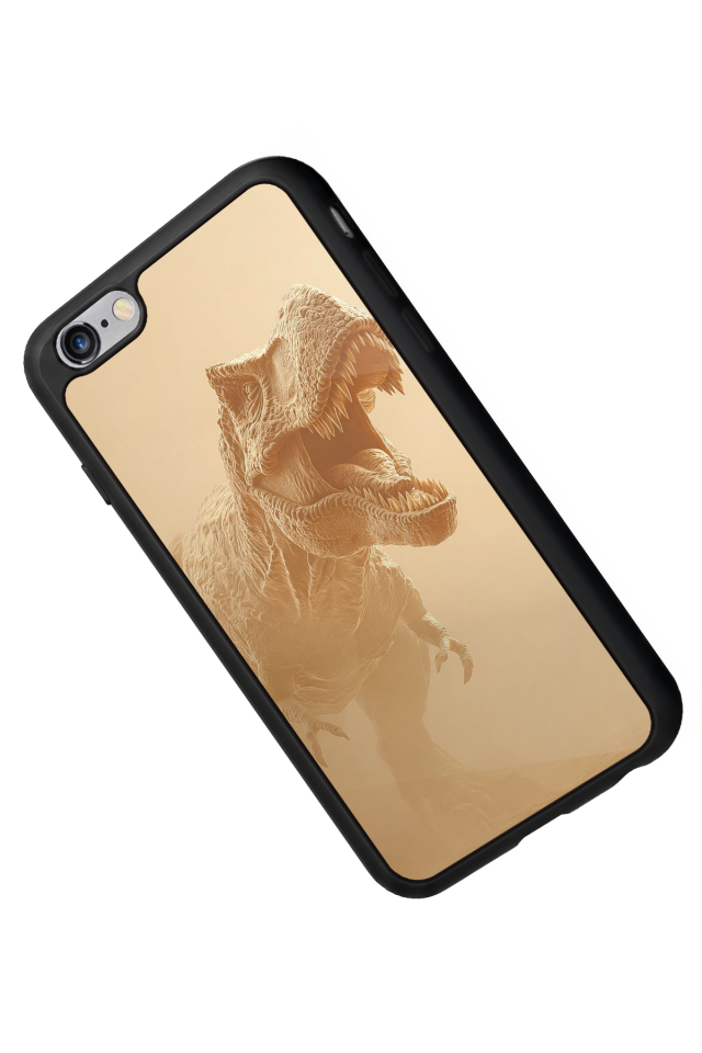 iPhone 6 Plus Uyumlu Dinazor Tasarımlı Glossy Premium Kılıf