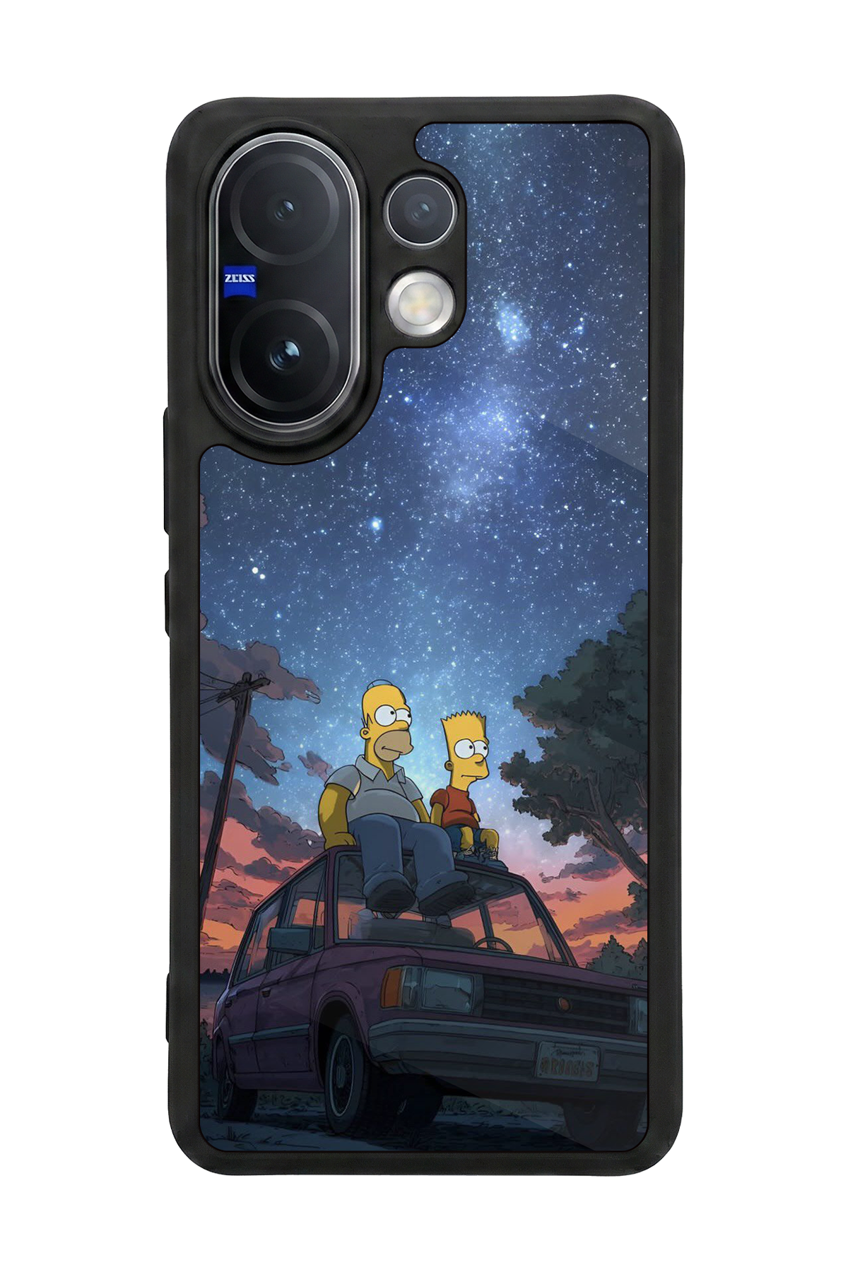 Vivo V60 Uyumlu The Simpsons Tasarımlı Glossy Premium Kılıf