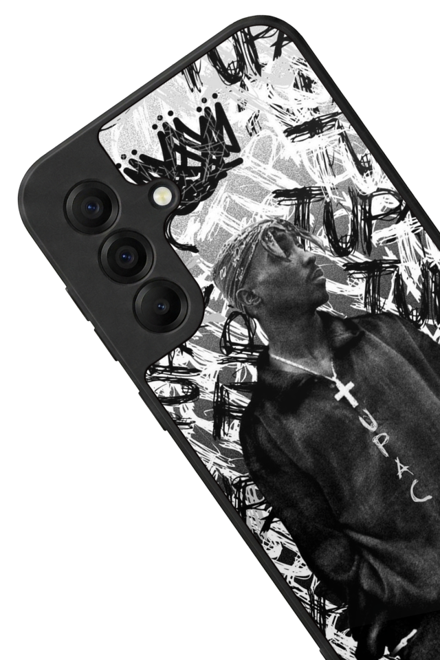 Samsung Galaxy A17 Uyumlu Tupac Tasarımlı Glossy Premium Kılıf