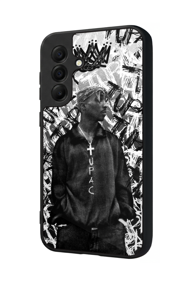 Samsung Galaxy A17 Uyumlu Tupac Tasarımlı Glossy Premium Kılıf