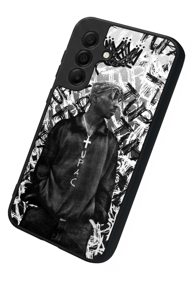 Samsung Galaxy A17 Uyumlu Tupac Tasarımlı Glossy Premium Kılıf