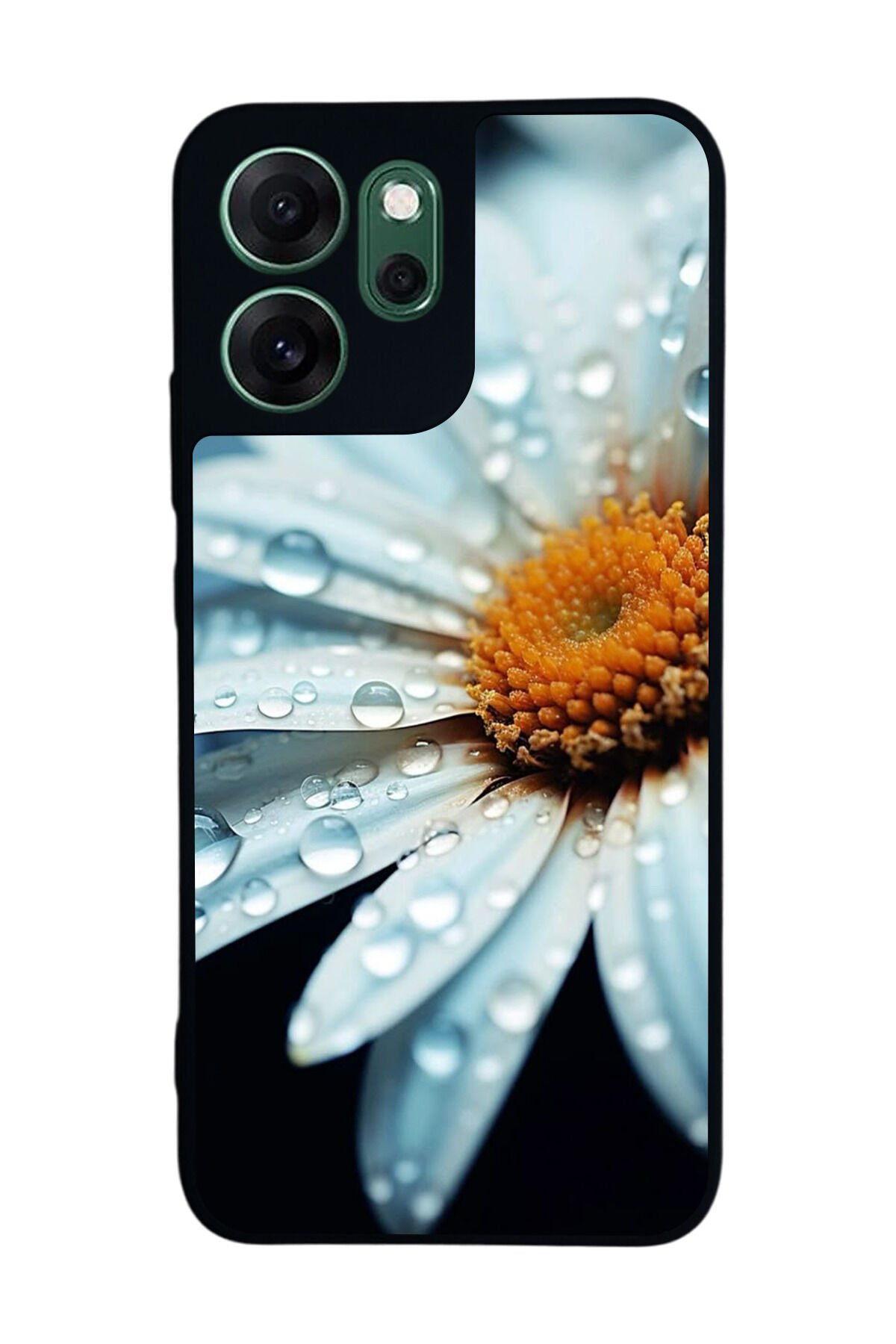 Oppo Reno 14F Uyumlu Cicek Tasarımlı Glossy Premium Kılıf