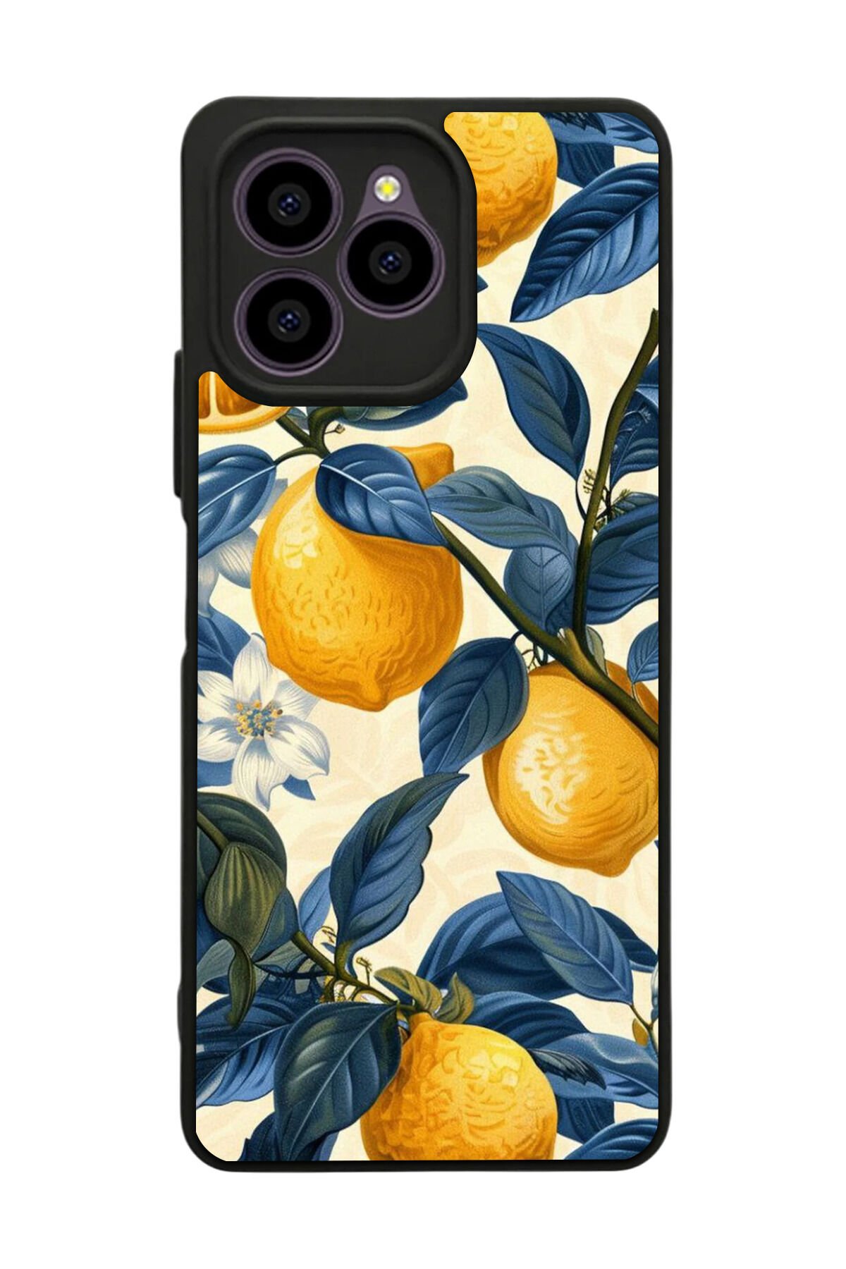Omix X6 Uyumlu Limon Tasarımlı Glossy Premium Kılıf
