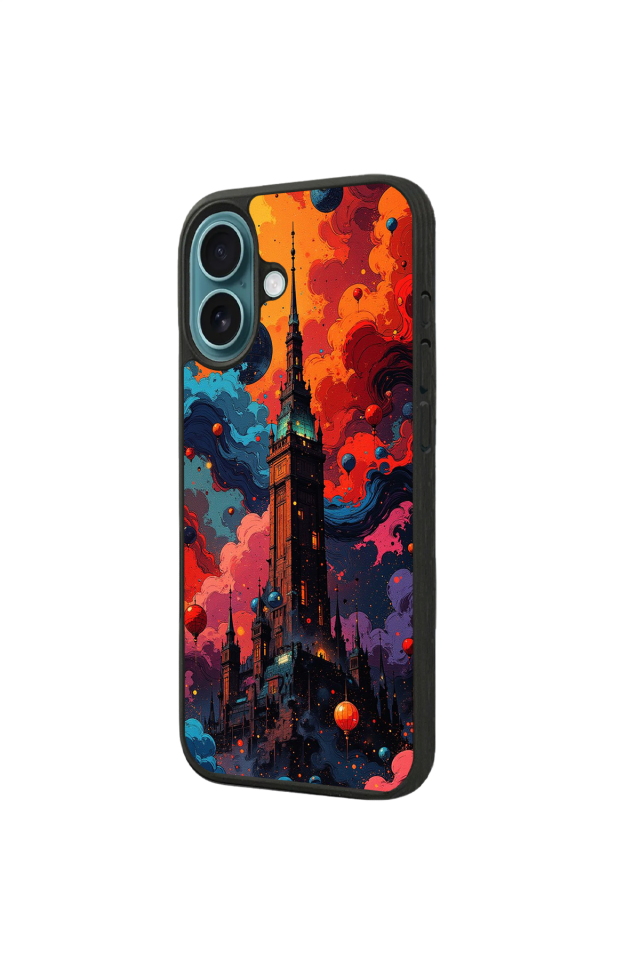 iPhone 16 Uyumlu Abstract Tasarımlı Glossy Premium Kılıf