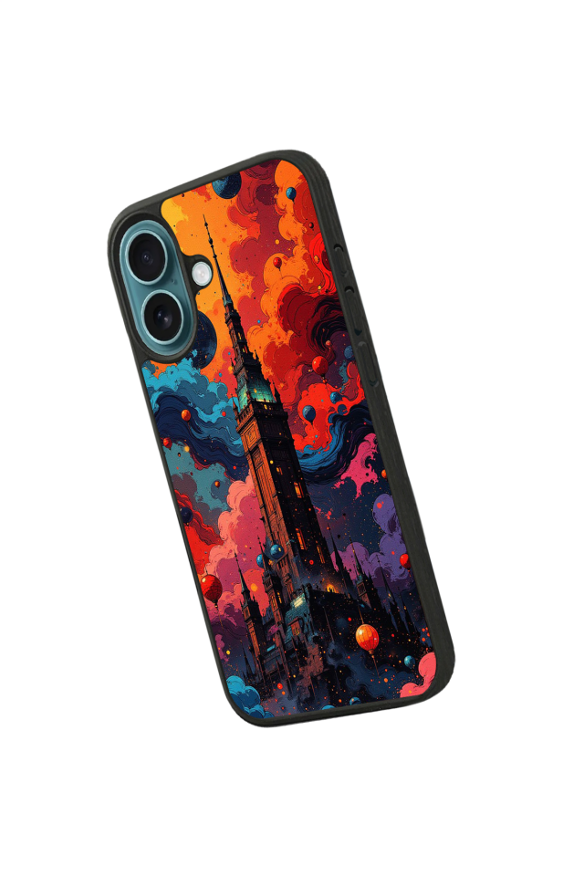 iPhone 16 Uyumlu Abstract Tasarımlı Glossy Premium Kılıf