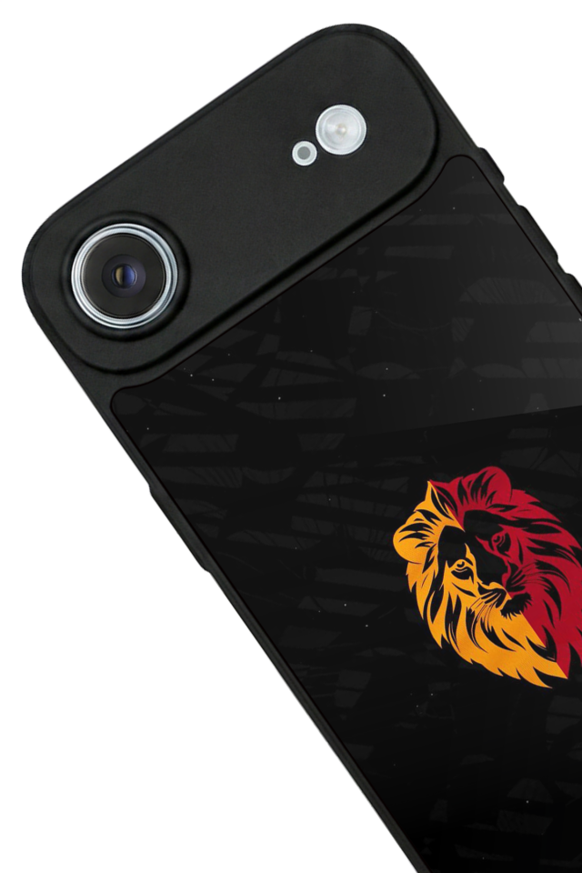 iPhone 17 Air Uyumlu Aslan Tasarımlı Glossy Premium Kılıf