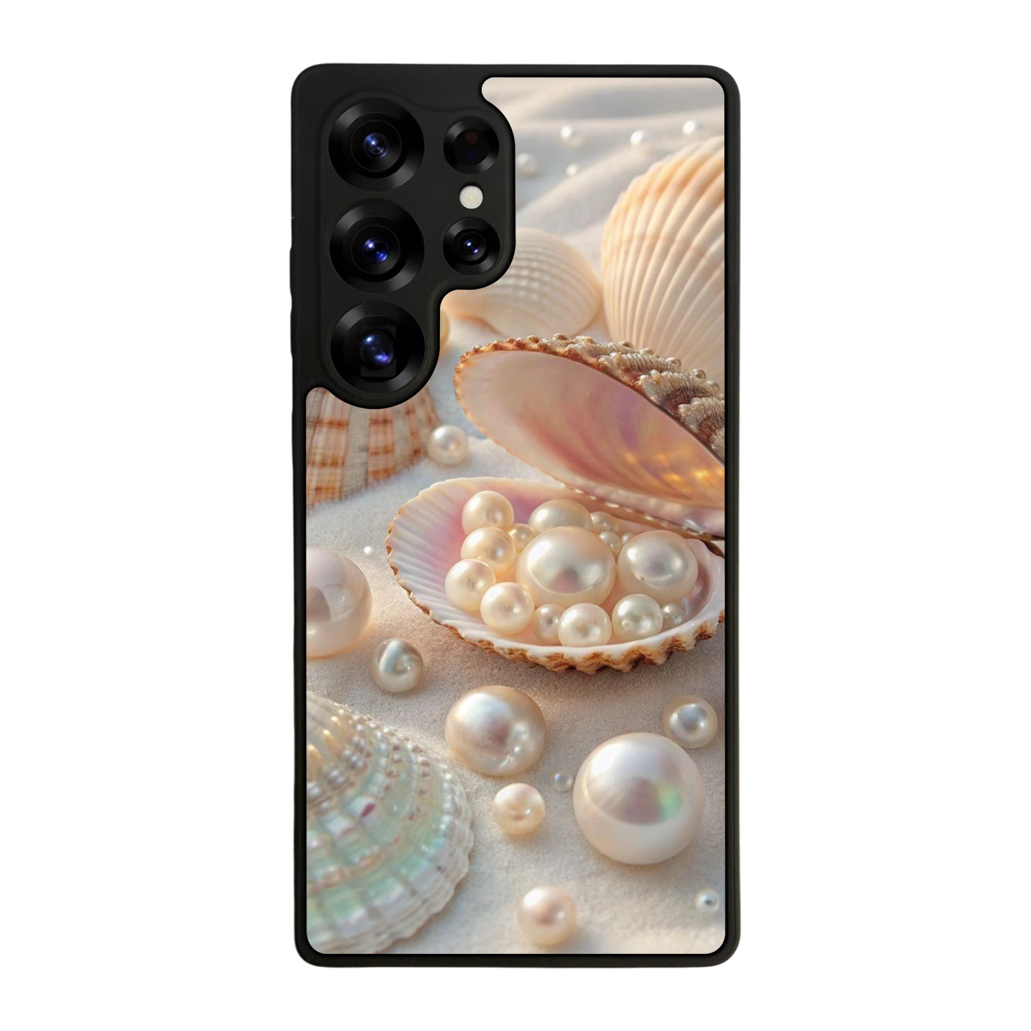 Samsung Galaxy S25 Ultra Uyumlu  İnci Tasarımlı Glossy Premium Kılıf