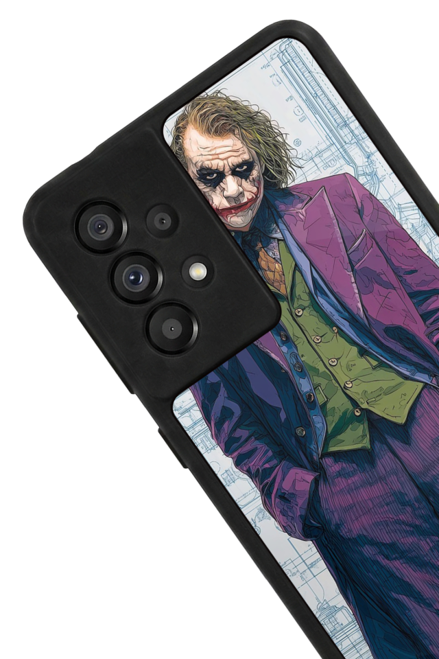 Samsung Galaxy A73 Uyumlu Joker Tasarımlı Glossy Premium Kılıf