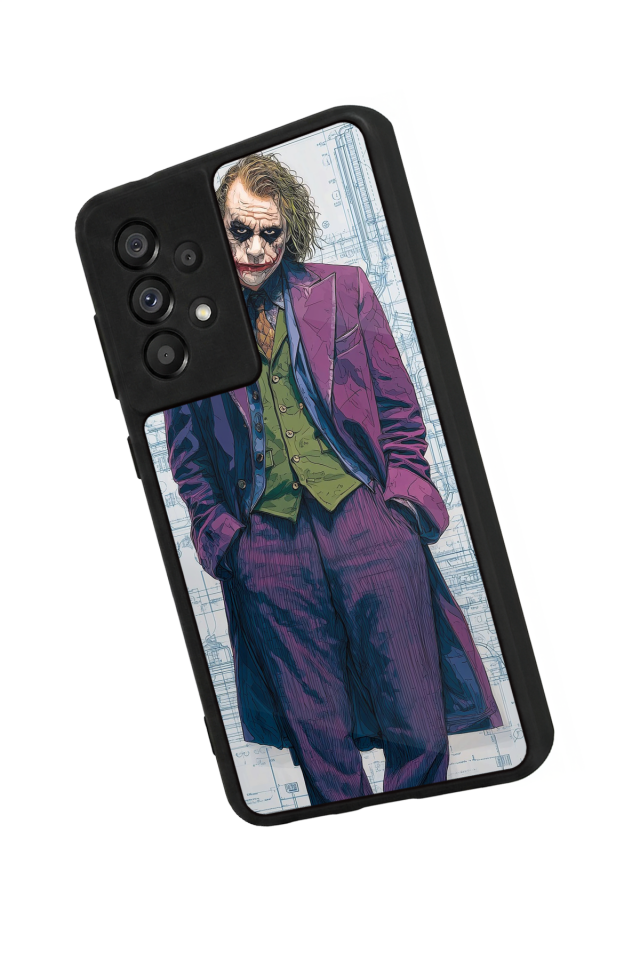 Samsung Galaxy A73 Uyumlu Joker Tasarımlı Glossy Premium Kılıf
