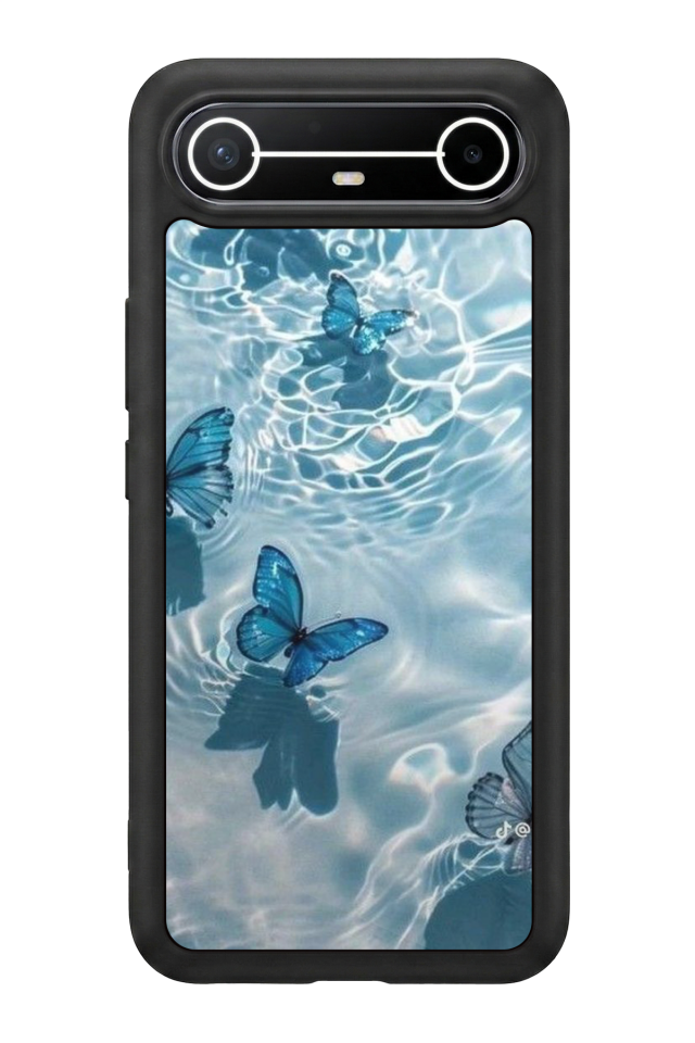 Tecno Spark Slim 5G Uyumlu Kelebek Tasarımlı Glossy Premium Kılıf