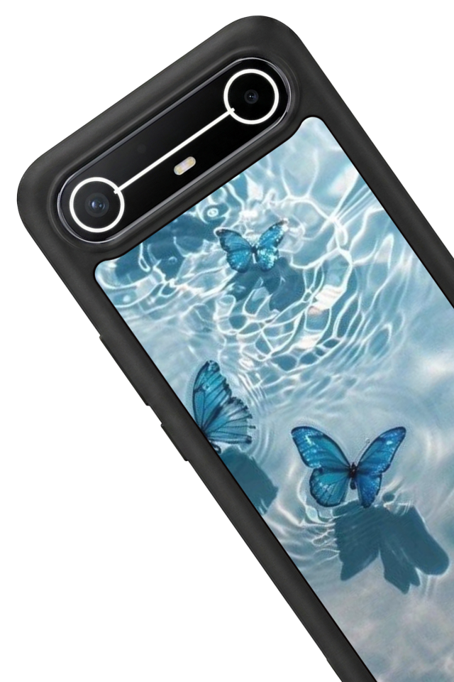 Tecno Spark Slim 5G Uyumlu Kelebek Tasarımlı Glossy Premium Kılıf